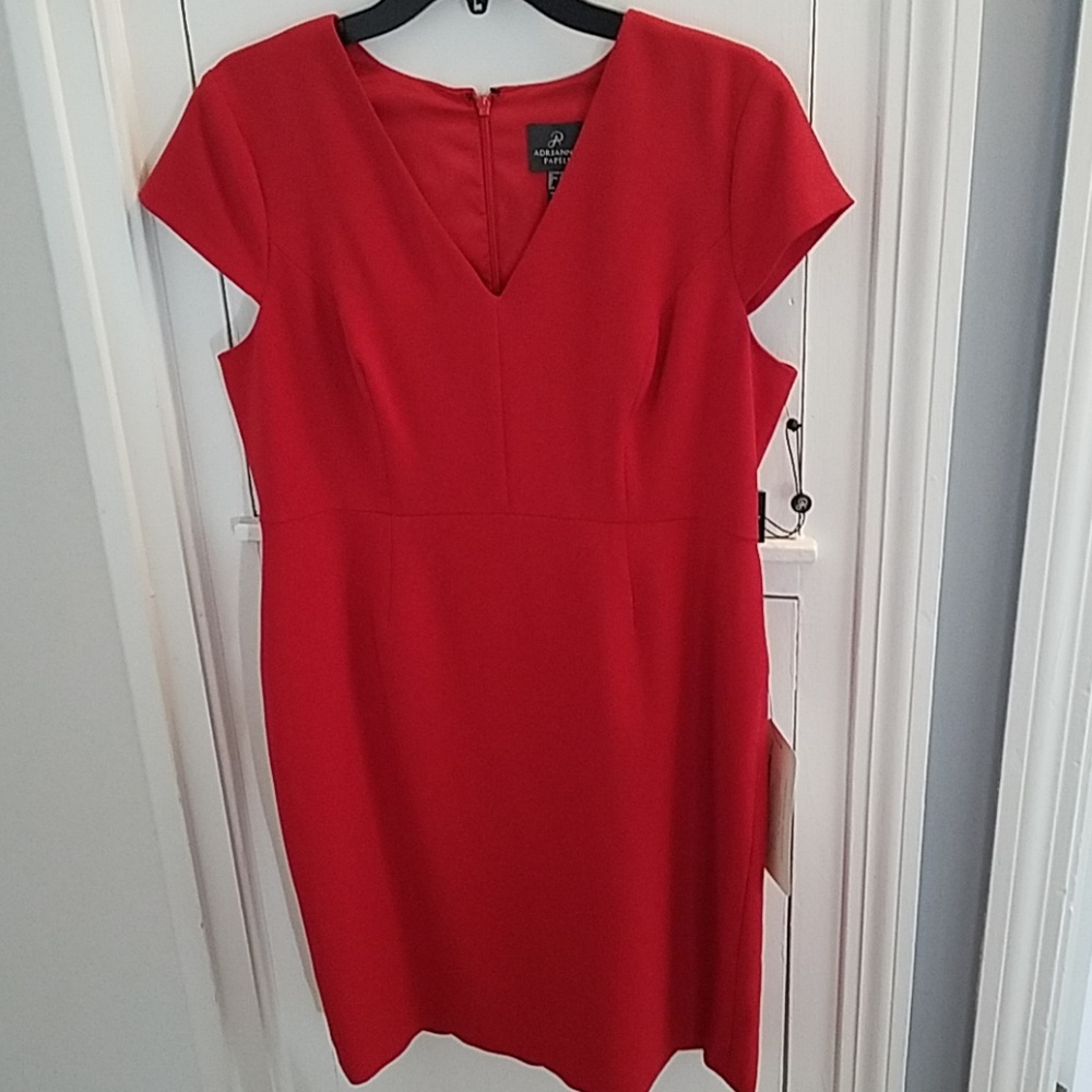 Adrianna Papell Red Dress